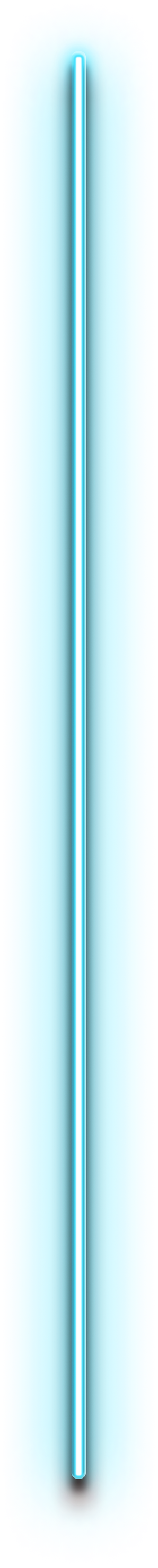 Neon Line Light Blue