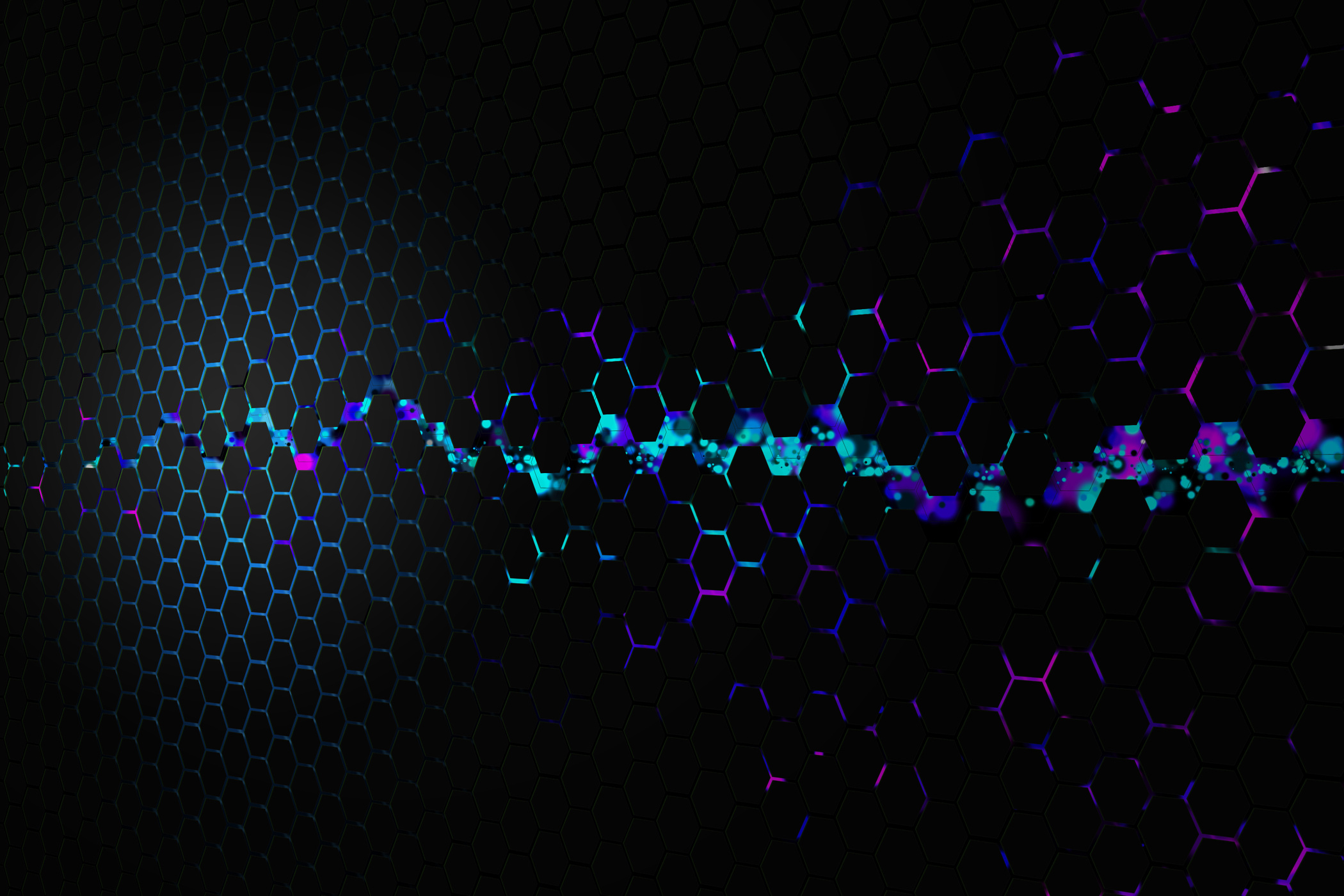 Cyber Honeycomb background